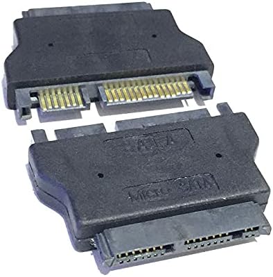 Конектори SATA 22P-MICS16C АДФ.SATA7+15PIN ПХБ Side/Micro SATA 7+7+2 Страна на кабела - Дължина на кабел:)