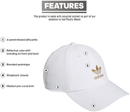 adidas Originals Мъжки Цветна светоотражающая шапка с логото на Поза Fit Adjustable Cap