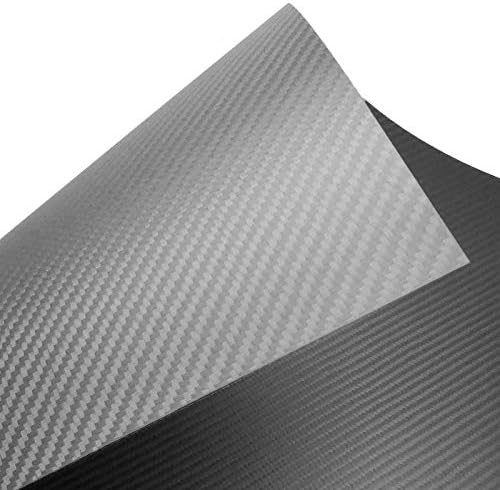 USAQ 500x400x0.3mm Pure 3k Carbon Fiber Veneer Sheet Panel Кепър Matte Finish
