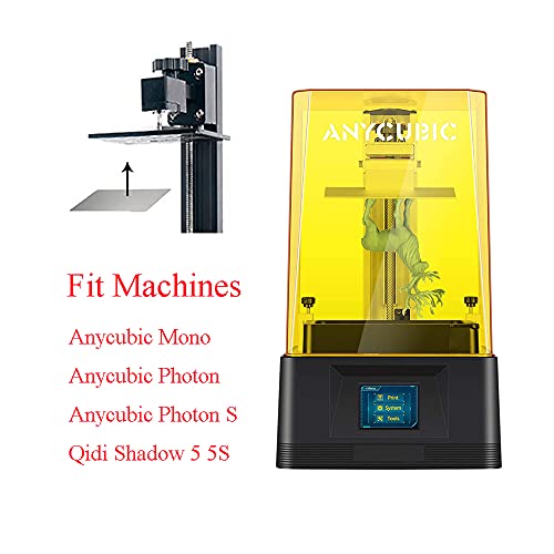 HzdaDeve 3D Принтер Смола Принтер Платформа 135x80 мм Магнитна Гъвкава Стоманена Плоча за Anycubic Photon Photon ' S на