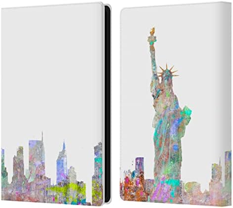 Head Case Designs Официално Лицензиран Aimee Stewart Paris Color Splash Landscapes Кожена Книга Портфейл Калъф е Съвместим с Kindle Paperwhite 4 (2019)