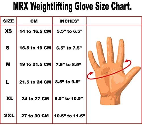 MRX Ръкавици За Вдигане на Тежести, Фитнес Зала Фитнес Упражнения за Бодибилдинг Тренировка Николов
