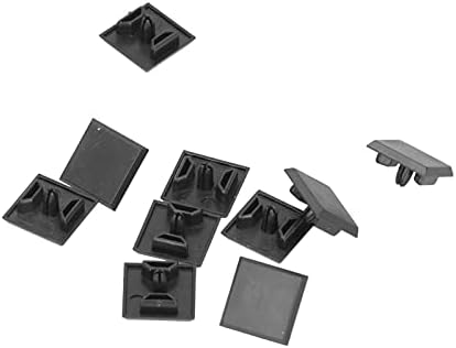 Алуминиеви Капачки Челни, Крепежни елементи 10шт Черно T‑Слот Екструдиране на Кутията за 3D-принтер