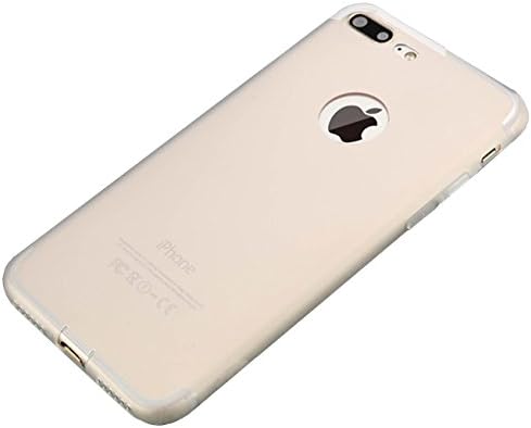 CaseHQ iPhone 7 plus (5.5) Калъф, iPhone 8 plus (5.5) чанта за Носене,изключително тънък и мек допир Премиум Матирана TPU гумен Защитен Калъф за iPhone 7/8 plus (5.5 инча) (прозрачен)