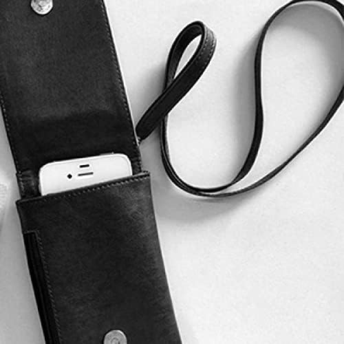 Тънък Нефрит XJJ Маслена Живопис Телефон в Чантата си Чантата Виси Мобилен Чанта Черен Джоба