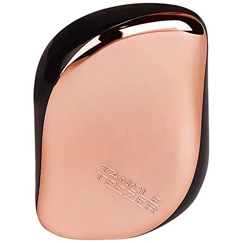 Четка за коса Tangle Teezer Compact styler detangling hairbrush, розово злато, черен, 1 грам
