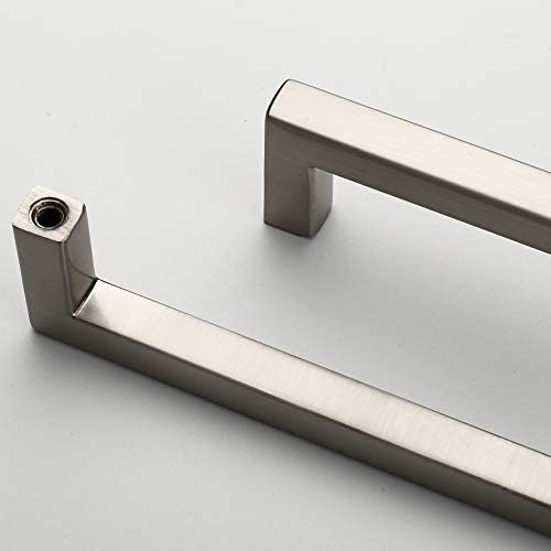 ANGSTROM 25-Pack Square Bar Pulls, Дръжка на кухненски шкаф с 5 (матиран никел)