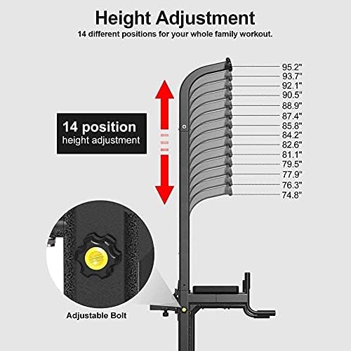 Power Tower Workout Pull Up & Dip Station Adjustable Multi-Function Home Gym Fitness Equipment, Home Gym Tower Body Building for Home Gym Strength Training Workout Equipment