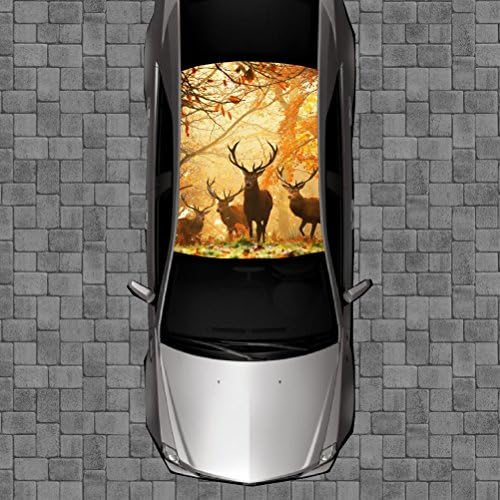 Sign Up Factory R86 Deer Hunting Roof Wrap - Decal Decals Wraps Рибка Wraps Art Poster Image Carbon Hood Car Truck Fiber