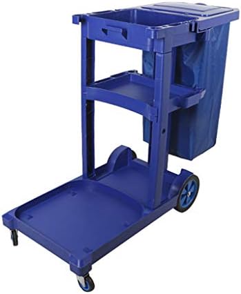 Търговски количка за пране на дрехи,почистване на 3-полочную количка, може да понесе 100 кг водоустойчива оксфордскую