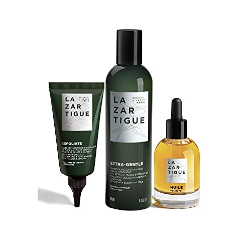 Lazartigue Extra-Нежно Shampoo, Честото използване на Extra-Нежно Shampoo, Почиства косата, Нежно въздействие върху кожата на скалпа, Прави косата мека, еластична и блестяща, идеален