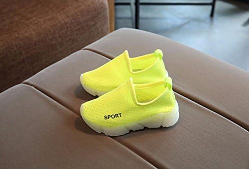KONFA Teen Baby Boys Girls Luminous Running Sneakers,for 1.5-4 Years old,LED Дишаща Sport Shoes
