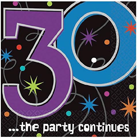 30 ...парти продължава Салфетки за напитки, Парти Favor