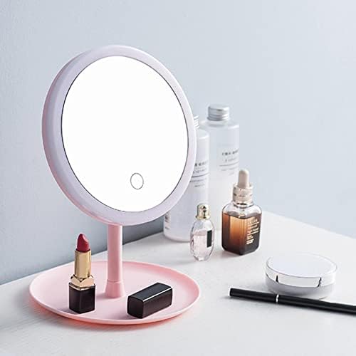 weemoment Light Грим Vanity Mirror - LED Lighted Грим Vanity Mirror - Акумулаторна батерия, Двупосочен Завой на 90 Градуса