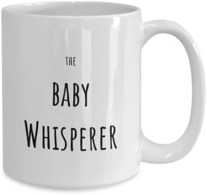 Baby Whisperer, Baby Sleep Trainer Coffee Cup, Baby mom dad gift idea, акушерка Кафеена Чаша, Баба, Дядо, гледане на деца,