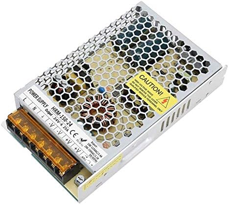 JF-XUAN LED Switching Converter Power Supply,24V 6.25 A 150W PWM Intelligent Control LED Strip Light Power Supply Driver