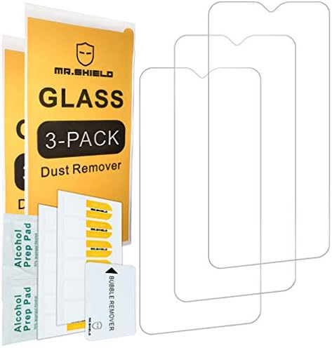 [3-Pack] -Г-Н. Shield е Предназначен за Samsung Galaxy А01 [по-Къси, подходящи за версия на корпуса] [Закалено стъкло]
