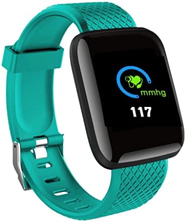 Kesoto 1,3 Активност Фитнес тракер Часовници Здравето Упражнения за Умни Часовници с Сърдечния Ритъм, Монитор Сън, Водоустойчив Bluetooth е Съвместим с Android - Циан