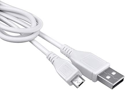 PK Power 3.3 ft Бяла Микро USB Кабел, Кабел за TechCare Touch X Десетки Unit Мускулен Стимулатор 24 Масажен Режим