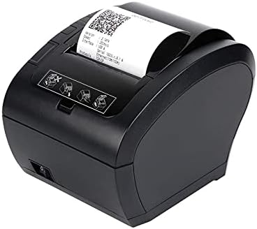 Логото на вашия принтер 80 мм Термален Проверка POS Принтер Черно принтер с Автоматичен Нож Bluetooth Ethernet USB порт