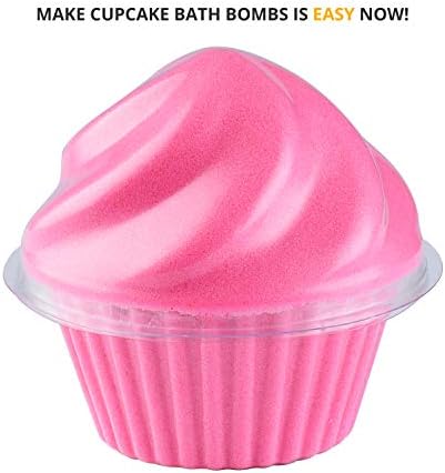 Cupcake Bath Bomb Мухъл - Make Bath Bomb Cupcake Easy by Ian's Choice 12 Sets Cupcake Контейнер Soap Мухъл and More