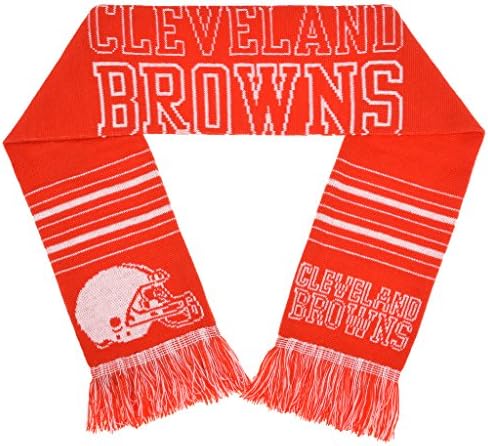 Forever Collectibles NFL Acrylic Large Wordmark Logo Scarf, Cleveland Browns