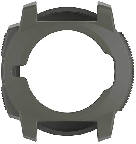 PINHEN Watch Replacement Protector Cases е Съвместим с Garmin Instinct, Мек силиконов защитен калъф Срещу надраскване, Защита на ръба, който е Съвместим с Garmin Instinct Tide/ Instinct Dual Power (сив)