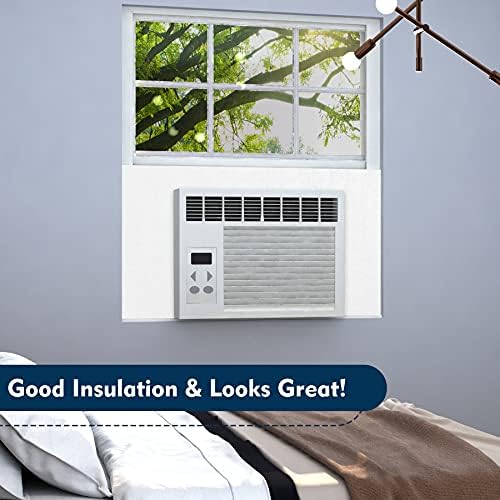 Pearwow Window Air Conditioner Surround Foam Insulation Panels,AC Side Insulating Sun Block for Summer and Winter