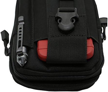 LefRight Tactical Molle Pouch EDC Utility Gadget Outdoor Men Waist Bag with Phone Belt Clip Holder Holster for iPhone
