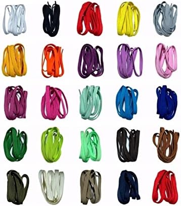 LCBH 8 мм ширина плосък ремък Ремък за маратонки, Спортни обувки 24 цветове 80 см / 100 см/ 120 см/ 140 см/ 160 см (цвят