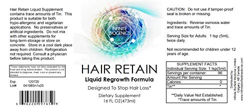 Запазване и възстановяване на Системата за растежа на косата, Добавки, Витамини