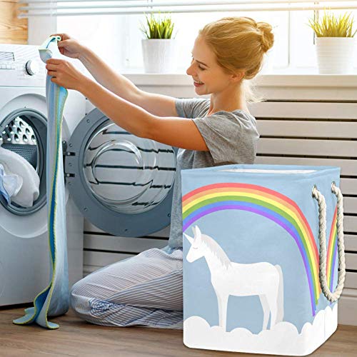 Rainbow Unicorn (10) Кошница за съхранение на Бин Chest Organizer за Организиране на Съхранение на Играчки,Детски Играчки