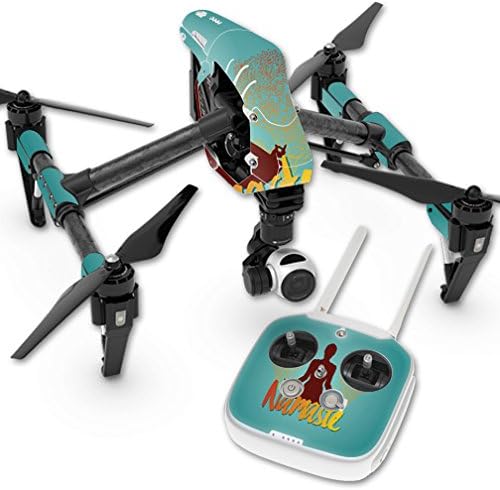 MightySkins Skin е Съвместим с Квадрокоптером DJI Inspire 1 Drone – Намасте | Защитно, здрава и уникална vinyl стикер
