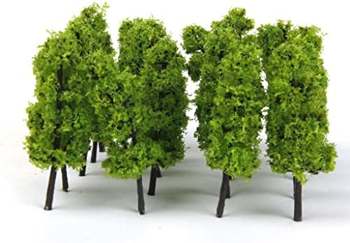 Fancyes 20x Model Trees Z Scale for Architecture Train Railway Wargame Park Scale