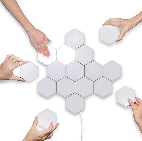 YINZHI Smart Lighting Touch-Sensitive Honeycomb Quantum Lamp Assembly Combination Background Пътека, с монтиран на стената