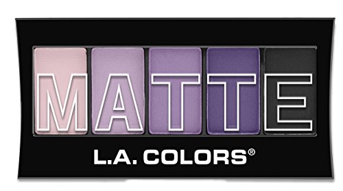 L. A. COLORS 5 Color Matte Eyeshadow, Лилаво Кашмир, 0,25 грама