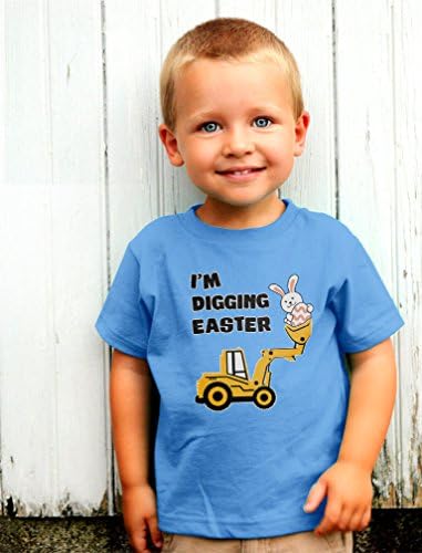 I ' m Digg Easter Gift for Tractor Любовни Boys Toddler/Детска тениска