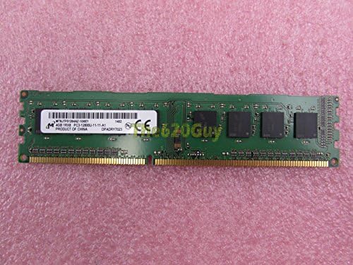 Микрон MT8JTF51264AZ-1G6E1 4GB PC3-12800U DDR3 1600mhz Non-ECC Небуферизованная памет