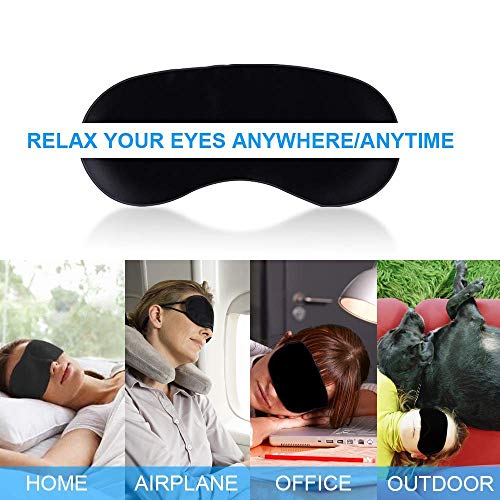 USB Steam Sleeping Eye Mask Shading Mask For Sleep Soft Adjustable Temperature Control Electric Heated Eye Mask To Release