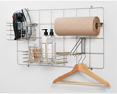 IDesign Jayce Metal Hanger Кука for Modular Grid Wall System, Куки за съхранение Кухня, Баня, Спалня, Офис, Сутерен, Гараж