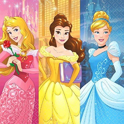 Disney Princess Party Доставки Bundle Pack включва 48 места за хранене кърпички