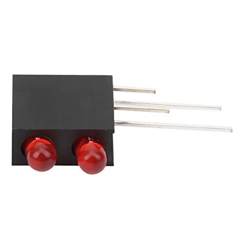 Prewired Led Диоди, Черна Пластмаса 3 мм Светоизлучающий Диод LED 100шт Prewired Led Диоди Led лампа Притежателя на светодиода(червена