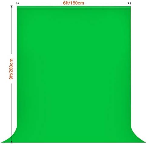 Yesker Photo Video Studio 8.5 x 10 фута Green Screen Background Stand Kit, Система за Подпомагане на Фона на Снимки от