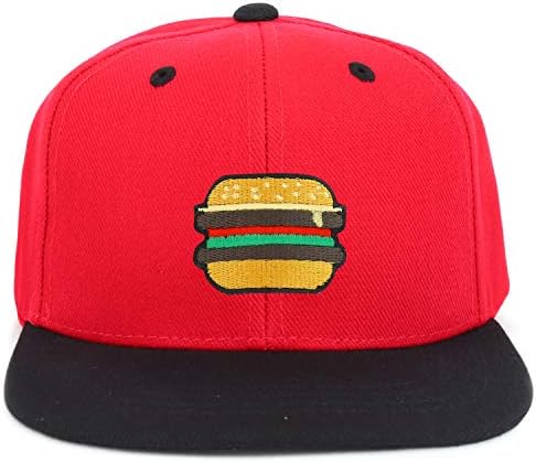 Armycrew Youth Kid ' s, Burger Patch Плосък Bill възстановяване на предишното положение 2-Тонная бейзболна шапка