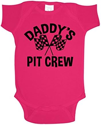 Татко Pit Crew Racing Baby One Piece или Тениска за деца
