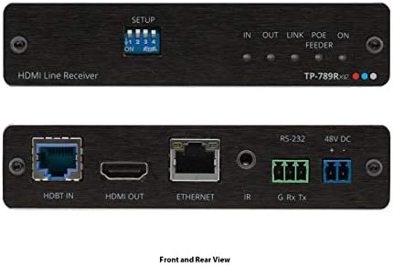 Kramer TP-789RXR 4K60 4:2:0, HDMI, HDCP 2.2 Компактен Двупосочни PoE приемник с Ethernet