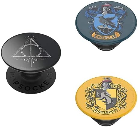 Deathly Смъртта Phone Grip with 2 Swappable Tops | Swap Your Style | PopSockets / Harry Potter Gifts