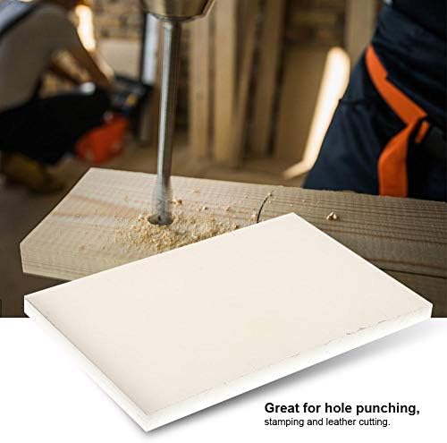 Marhynchus White Plastic Pad Table Protector Пробиване Plate Round Пробиване Pad Leather carving for Stamping & Cutting