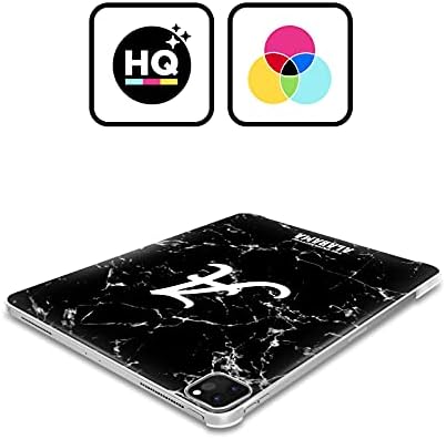 Head Case Designs Официално Лицензиран Университета на Алабама UA Черно - бял мрамор твърд калъф е Съвместим с Apple iPad Pro 12.9 (2017)