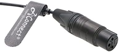 Аудио-Кабел за Z-CAM-E2-Камера Под прав ъгъл 00 5 Pin Male to Original-XLR 3 Pin Female 6in|15CM AConnect